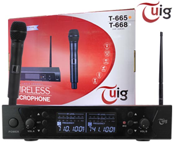 TUIG T-665 1 EL KABLOSUZ UHF TELSİZ MİKROFON