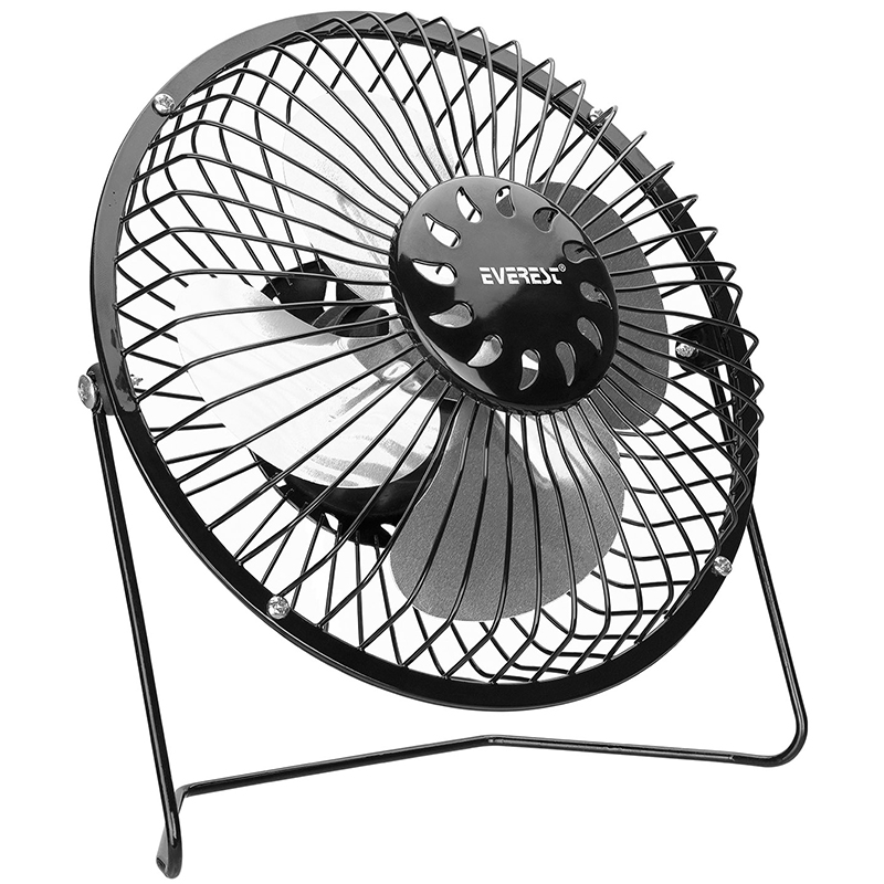 EVEREST EFN-487 6 MASAÜSTÜ METAL SİYAH FAN