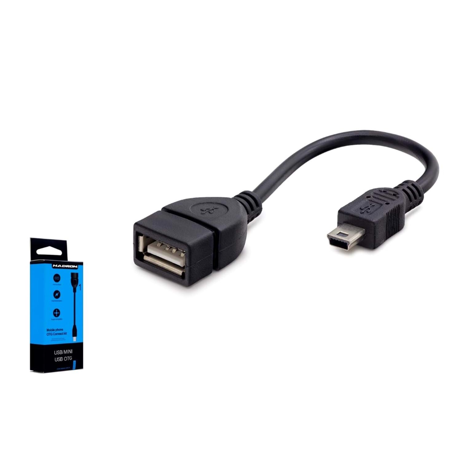 OTG V3 5PİN TO USB DİŞİ 10CM HADRON HN-4591K
