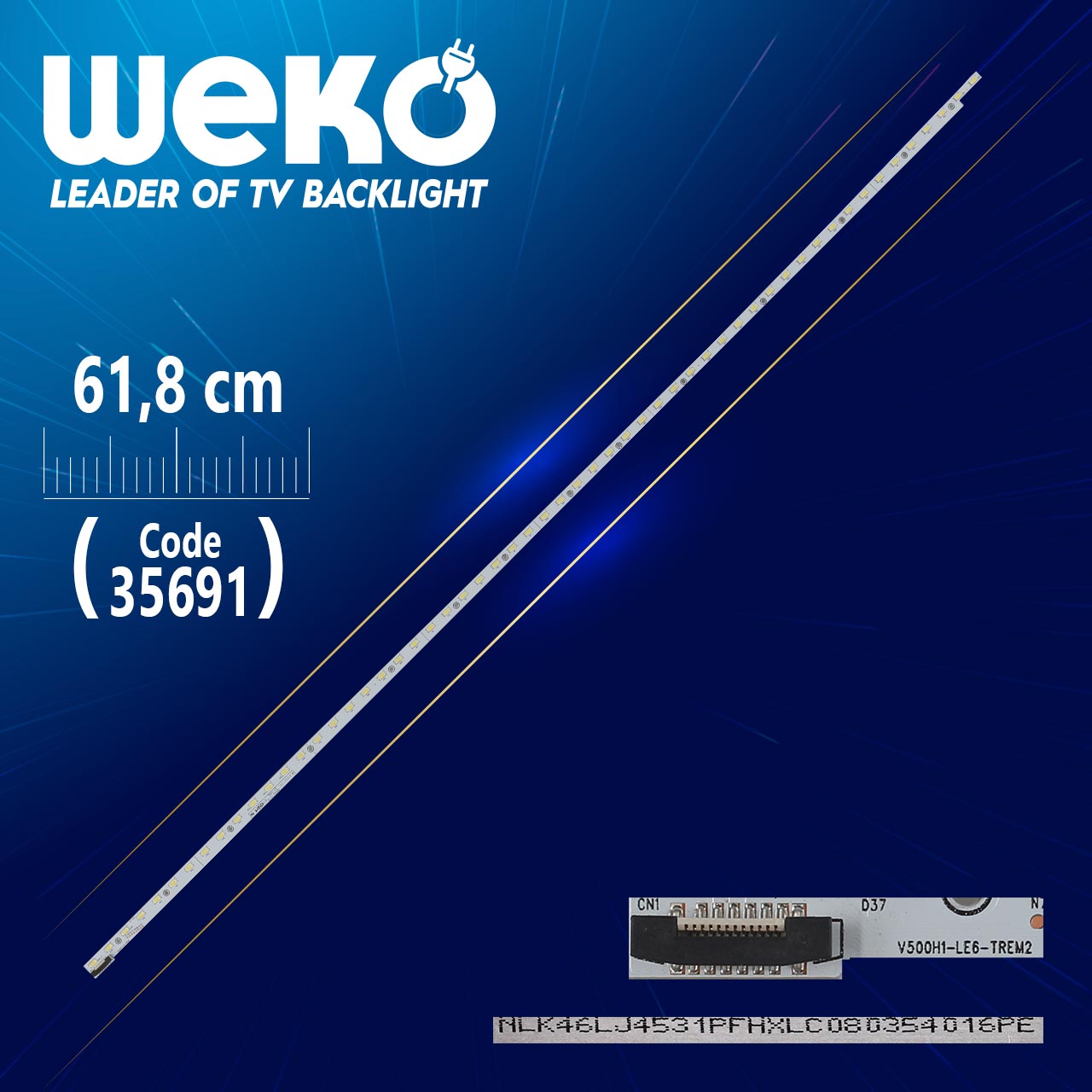 V500H1-LS6-TREM2  61.8 CM 56 LEDLİ - (WK-1167)