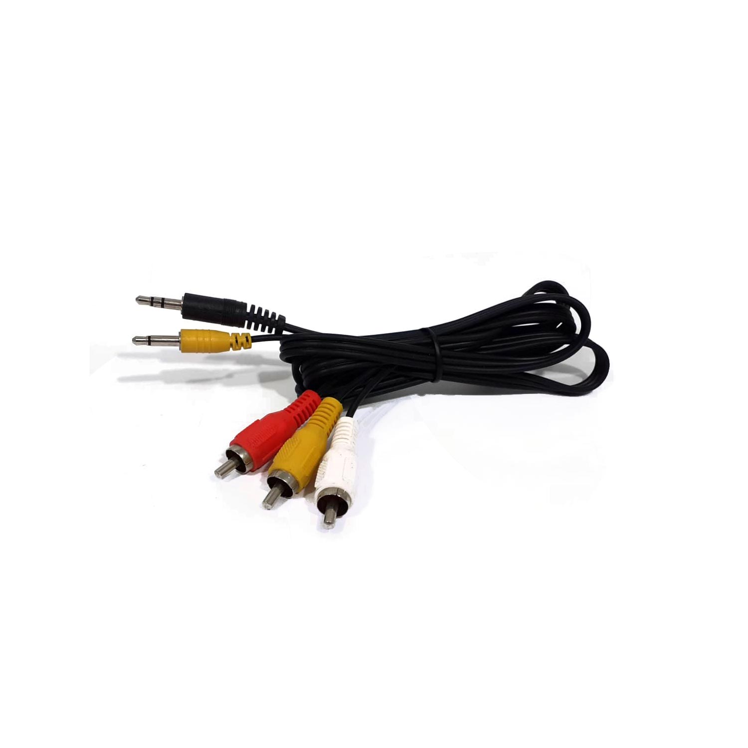 AV KABLO 3.5MM JACK STEREO 3.5MM MONO TO 3RCA VİDEO AUDİO