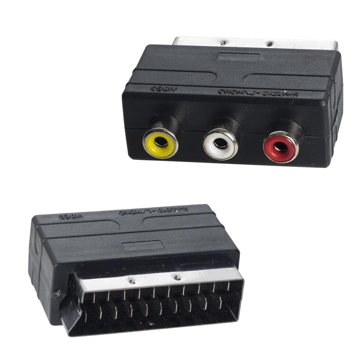 SCART ADAPTÖR ERKEK 3RCA DİŞİ