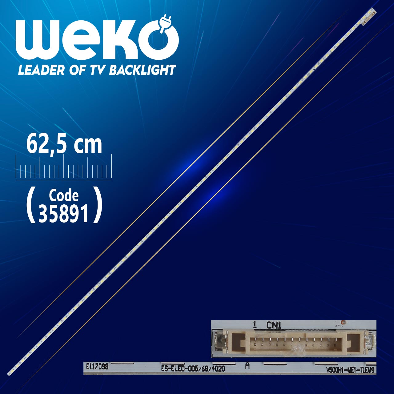 V500H1-ME1-TLEM9   62.5 CM 68 LEDLİ (WK-1353)