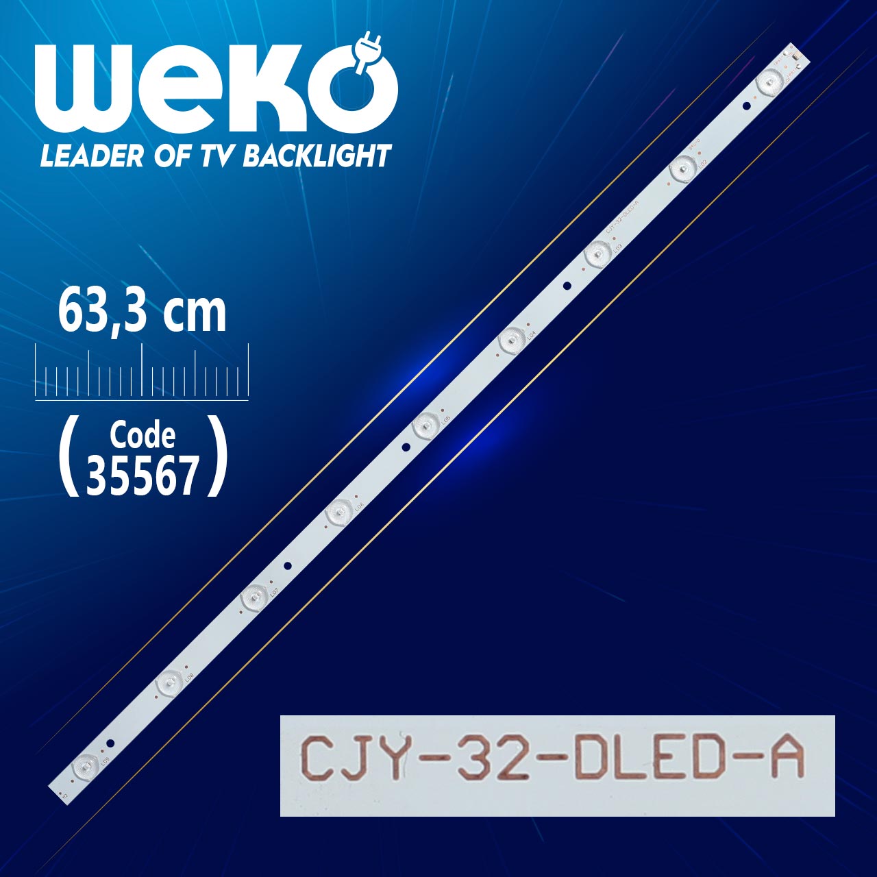 CJY-32-DLED-A - 63.3 CM 9 LEDLİ - (WK-1084)