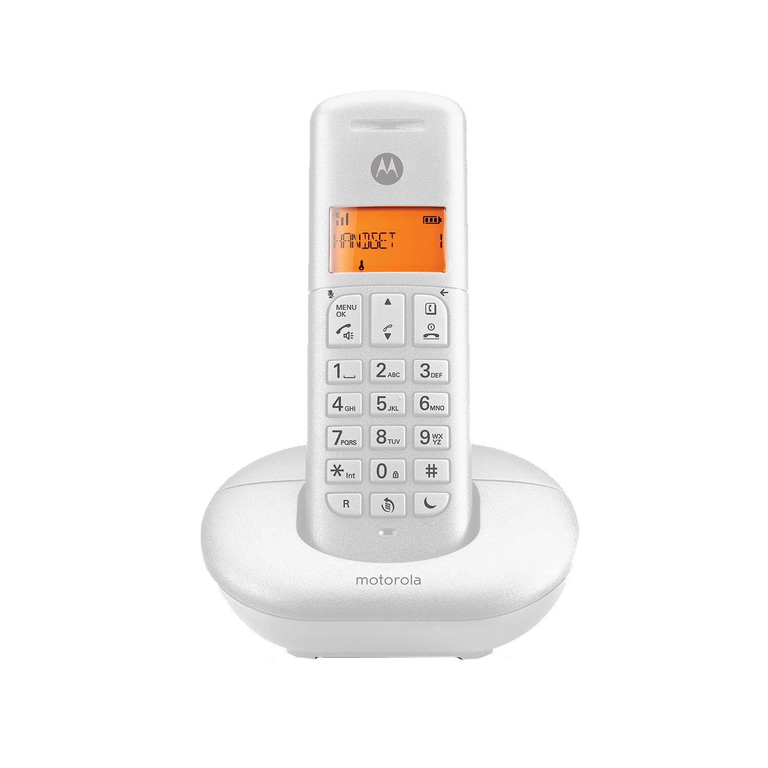 TELSİZ DECT TELEFON BEYAZ MOTOROLA E201