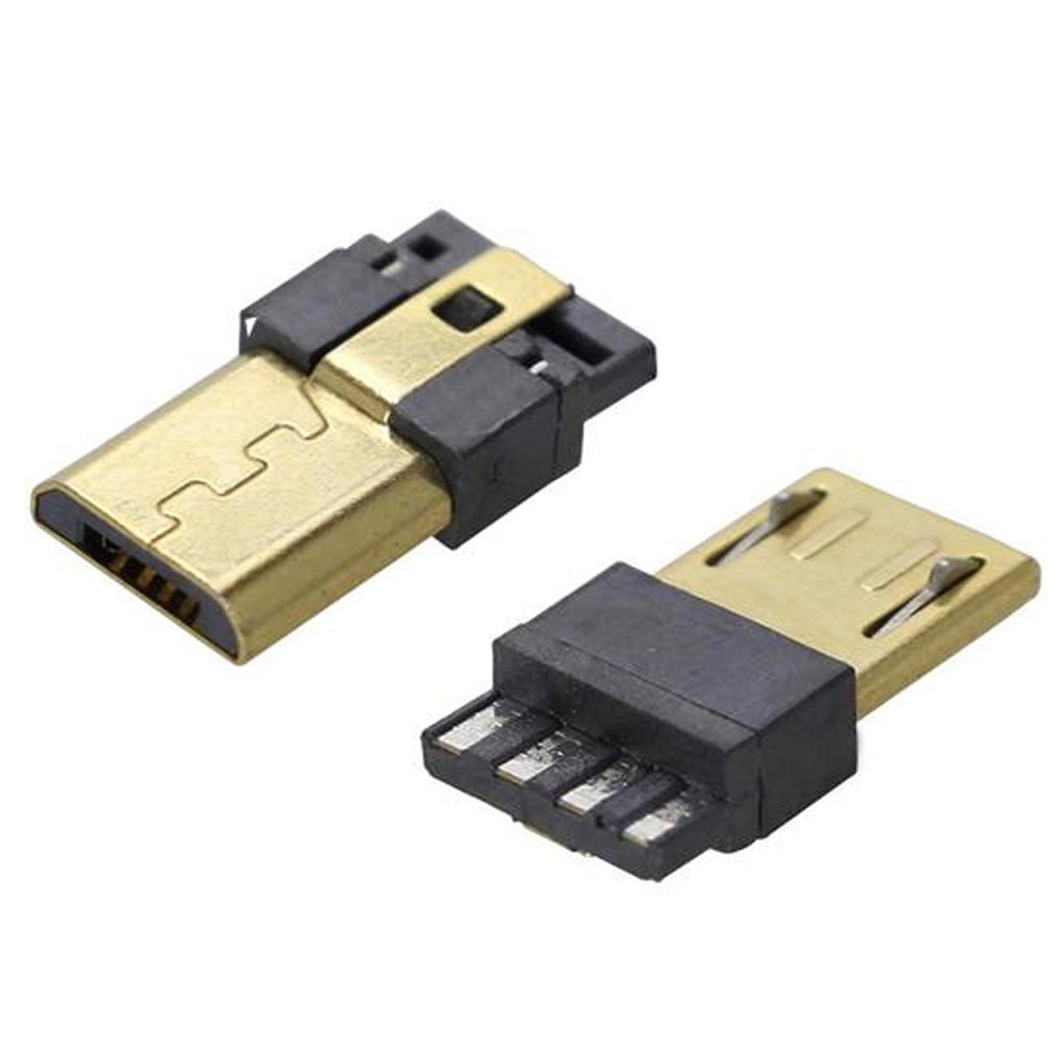 ŞASE MICRO USB FİŞ 4PİN ERKEK KARKAS GOLD