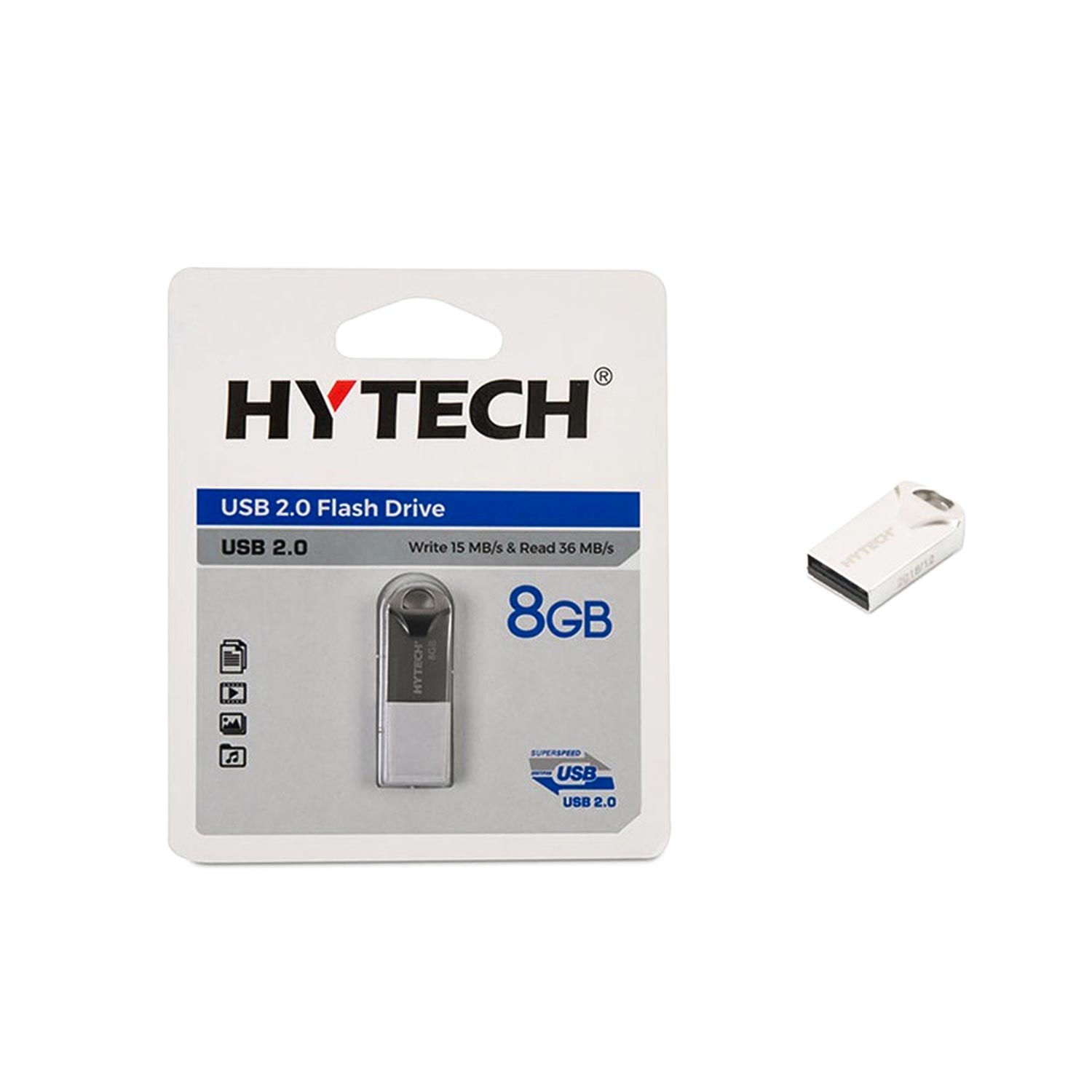 USB FLASH BELLEK 8GB METAL MİNİ HYTECH