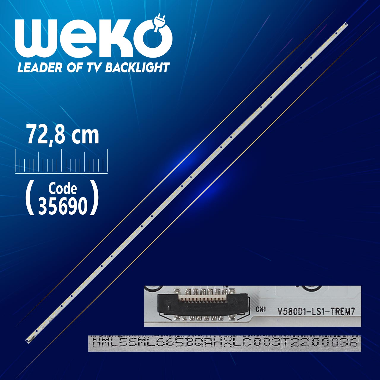 V580D1-LS1-TREM7 - 72.8 CM 64 LEDLİ - (WK-1166)