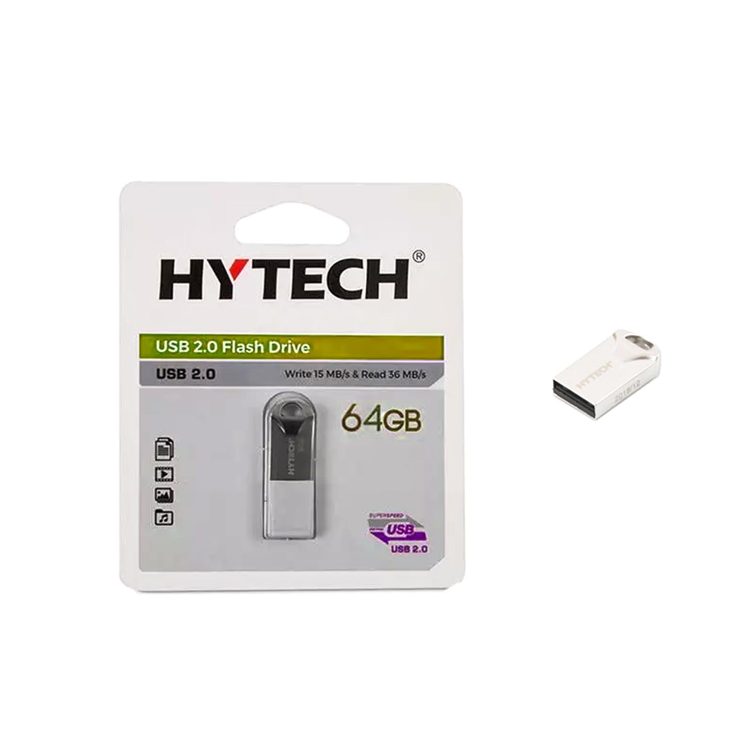 USB FLASH BELLEK 64GB METAL MİNİ HYTECH
