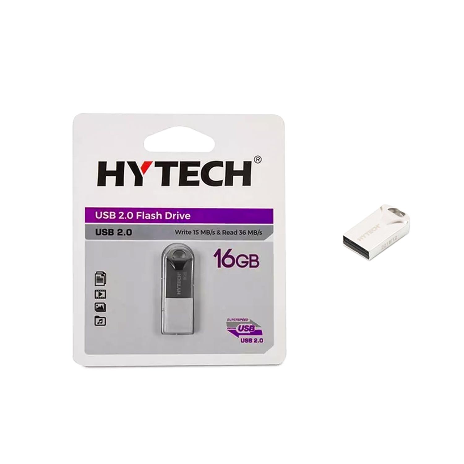 USB FLASH BELLEK 16GB METAL MİNİ HYTECH