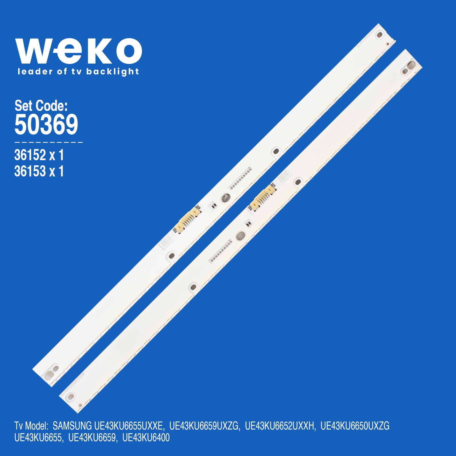 WKSET-5369 36152X1 36153X1 V6ER_430S 2 ADET LED BAR