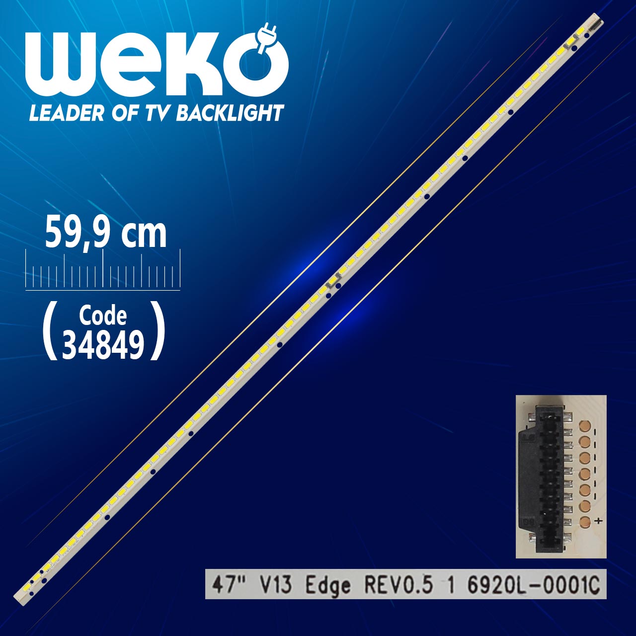 47 V13 EDGE REV0.5 - 66 LEDLİ 59.9 CM - (WK-205)