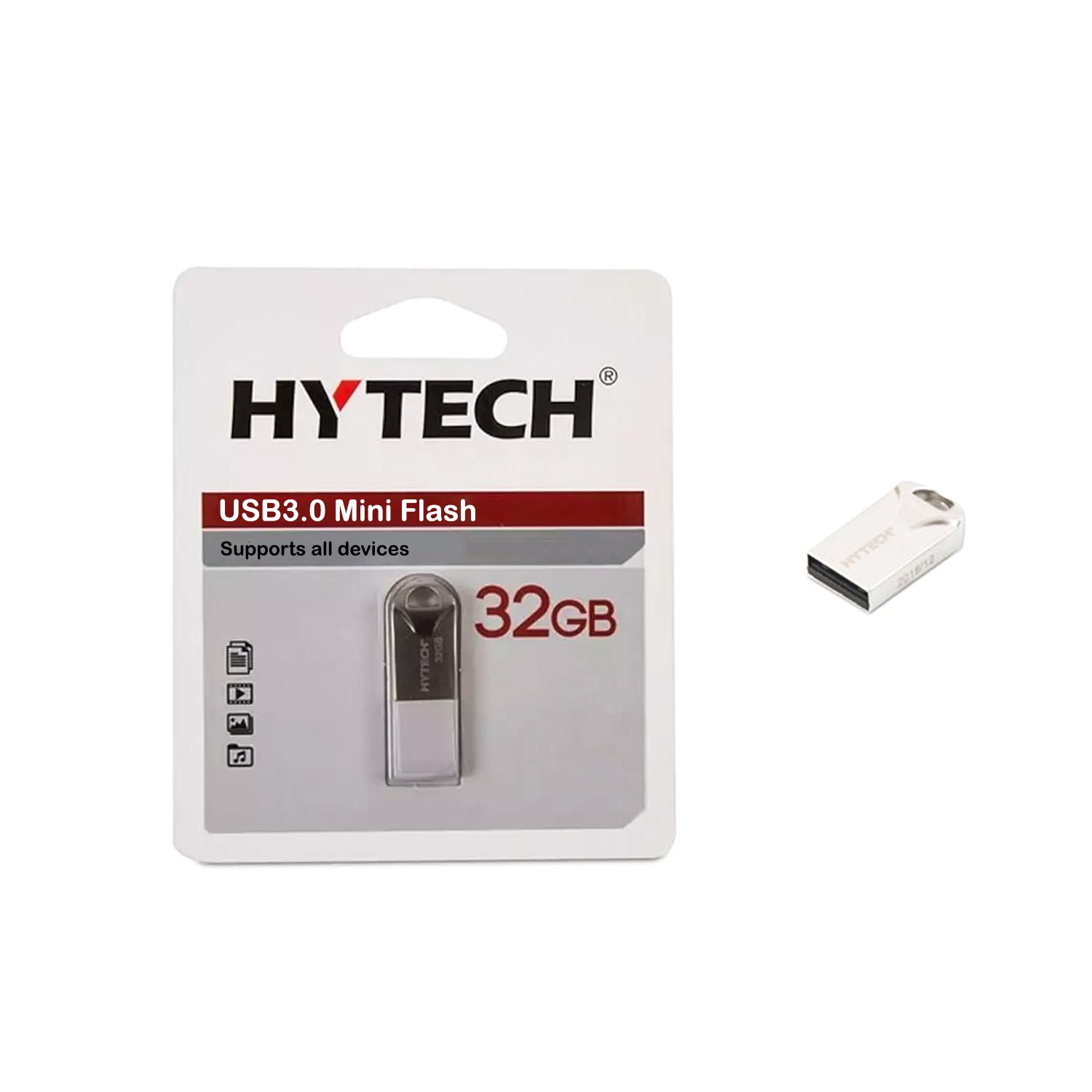 USB FLASH BELLEK 32GB 3.0 METAL MİNİ HYTECH