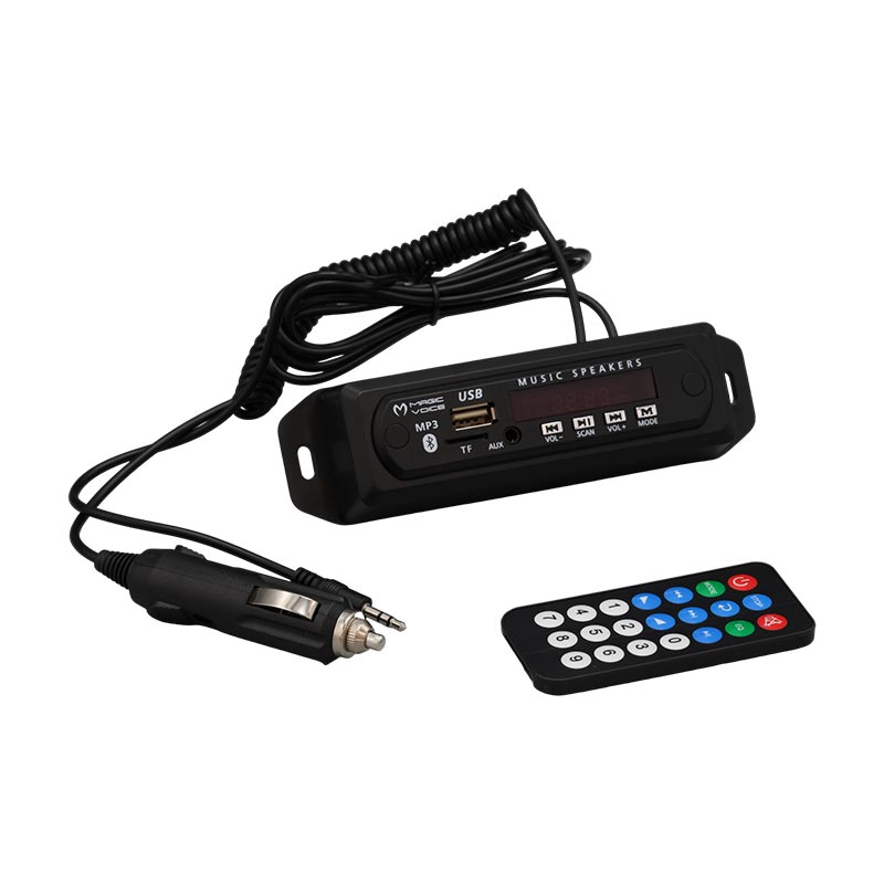 MAGICVOICE USB-400 (V20) BLUETOOTH/AUX USB/SD/MMC-MİC-KUMANDALI OTO TEYP ÇEVİRİCİ DİJİTAL PLAYER (5V/12V)