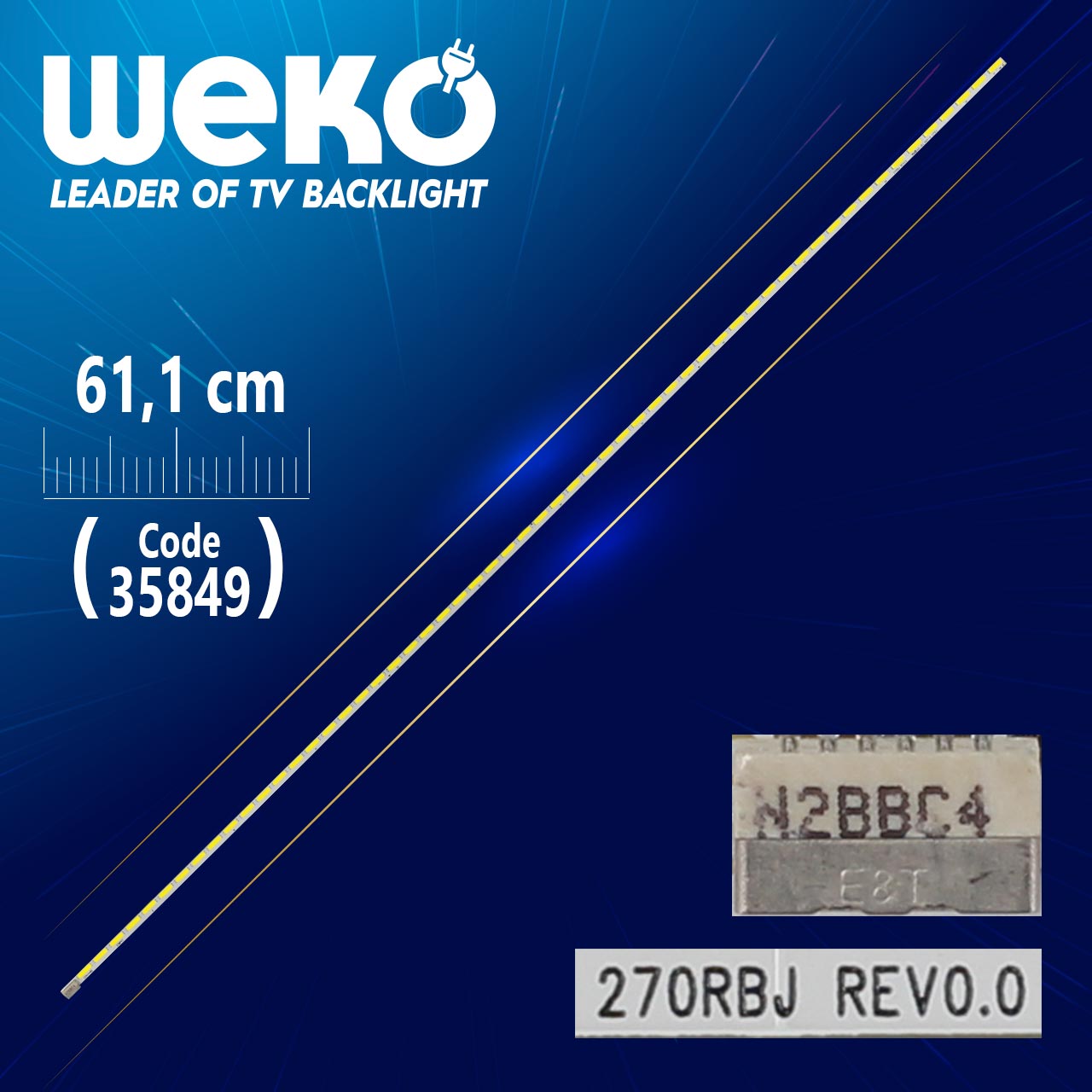 270RBJ REV0.0 - 27MP47 - N2BBC4 - 61.1 CM 57 LEDLİ - (WK-1311)